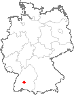 Karte Hirrlingen, Kreis Tübingen